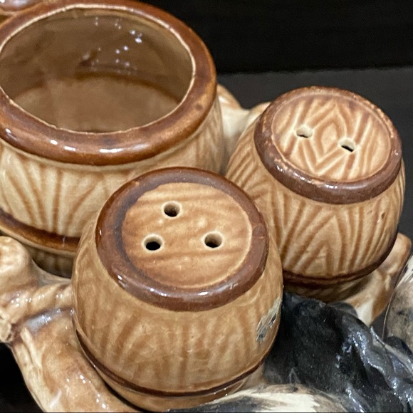 Vintage Porcelain Donkey S+P Condiment Set - Picture 4 of 16